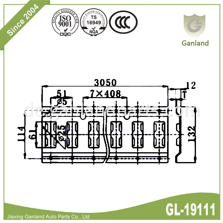 Trailer E-Track Strip GL-19111 